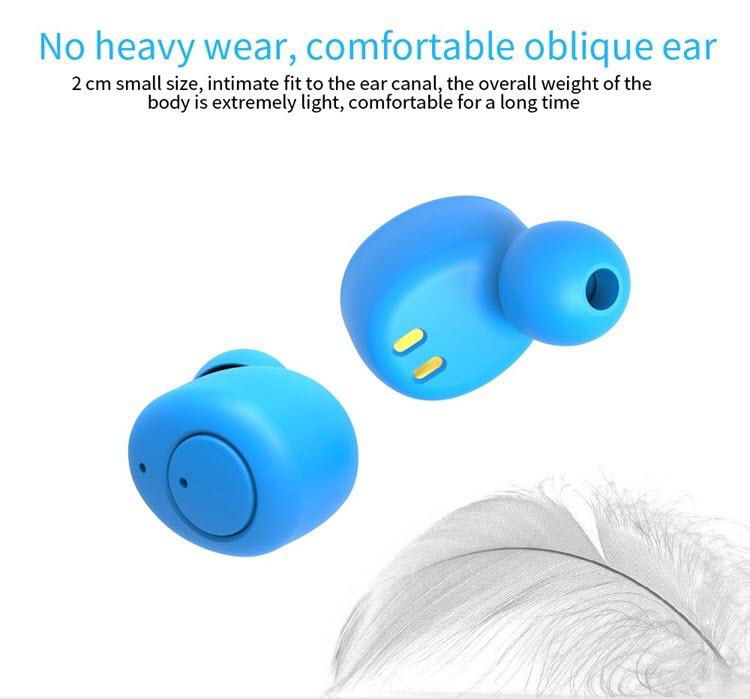 Portable Stereo TWS Wireless Earbuds with Charging Box BT wireless earphone Shan 3