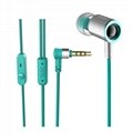 Hifi metal earphone with ANC active noise reduction and deep bass sound