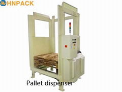 hennopack pallet magazine pallet feeder for palletising system empty auto supply