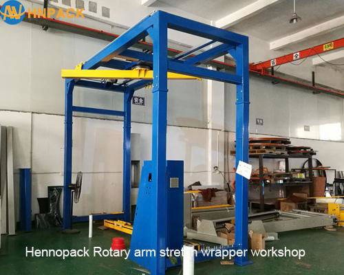 Fully Automatic Rotary Arm stretch Wrapper System Machine