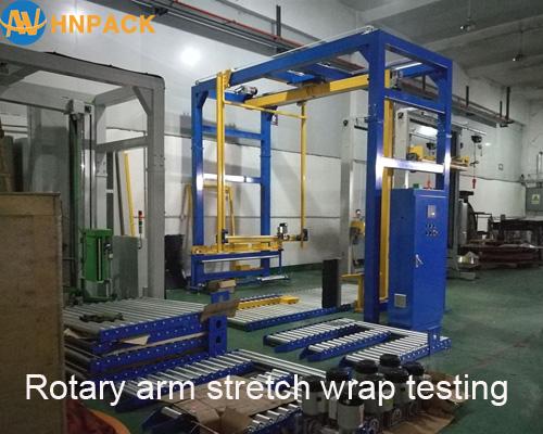 Fully Automatic Rotary Arm stretch Wrapper System Machine 2