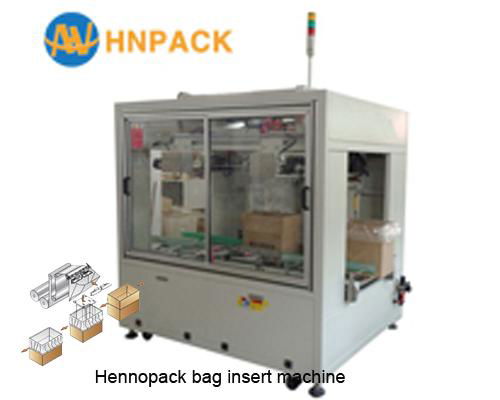 barrel carton box polybag inerter machine for liner auto in box