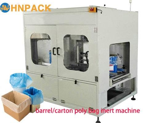 barrel carton box polybag inerter machine for liner auto in box 3