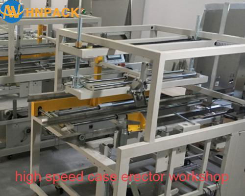 Henno High speed Auto Carton Bottom Case Erector With Up To 30 Cartons Per Min 3