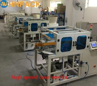 Henno High speed Auto Carton Bottom Case Erector With Up To 30 Cartons Per Min 4