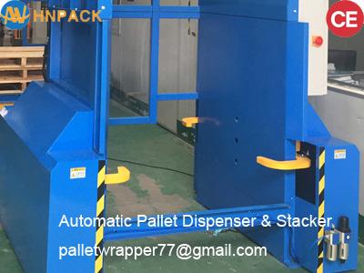 exported plastic or wooden empty pallet  Magazine Dispenser and stacker 5