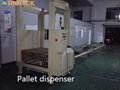 Heavy Duty empty pallet Magazine dispenser for palletizing system pallet dispens 3