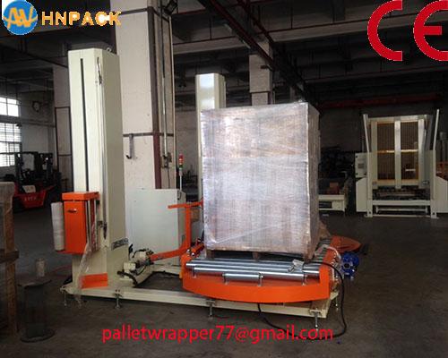 ifully automatic pallet turntable stretch wrap machine for film wrapping 4