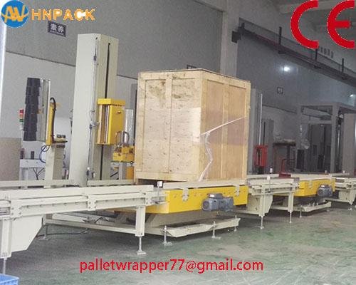 Automatic stretch pallet wrapper and wrapping Machine & turntable pallet wrapper 2
