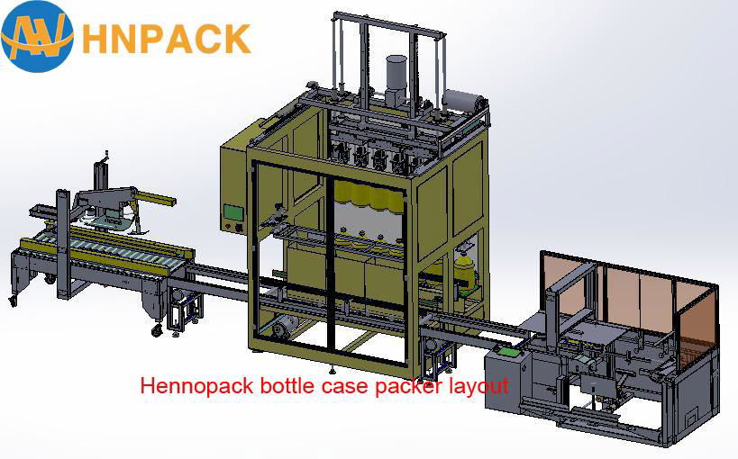 top load Pick & place type case packer  3