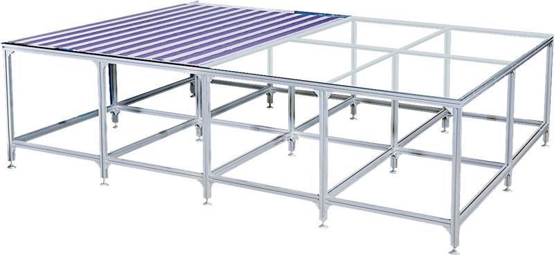 Rolling blinds worktable working desk Operating platform(Aluminum profile)