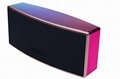 Graduated color small bluetooth speakers portable design with 400mAh battery 5