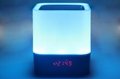 Colorful 5W led bluetooth speaker home design with alarm clock function 4