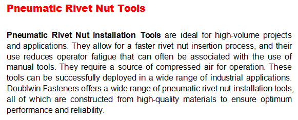 Pneumatic Rivet Nut Tools 4