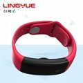 OLED Touch Screen Heart Rate Monitor Wristband Smart Fitness Tracker Watch for S 2