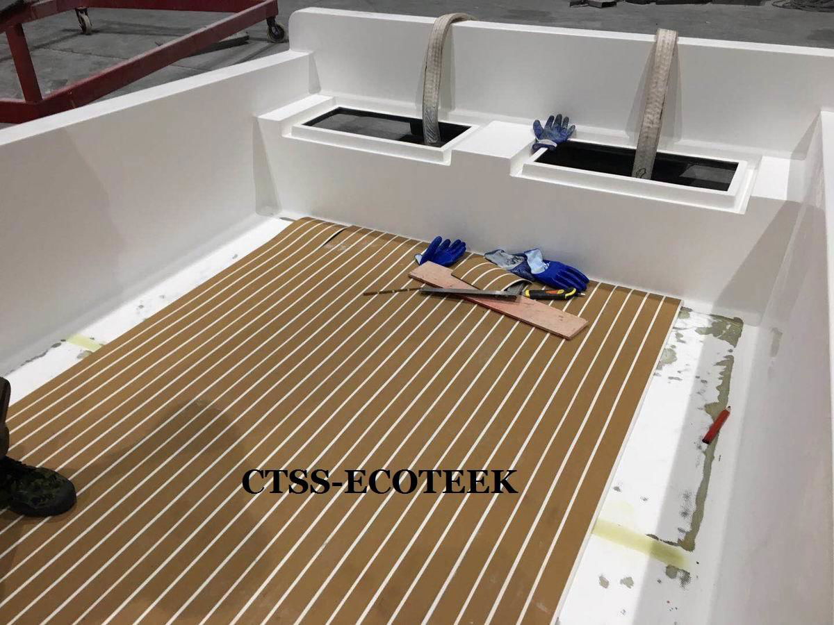 Synthetic teak deck 5