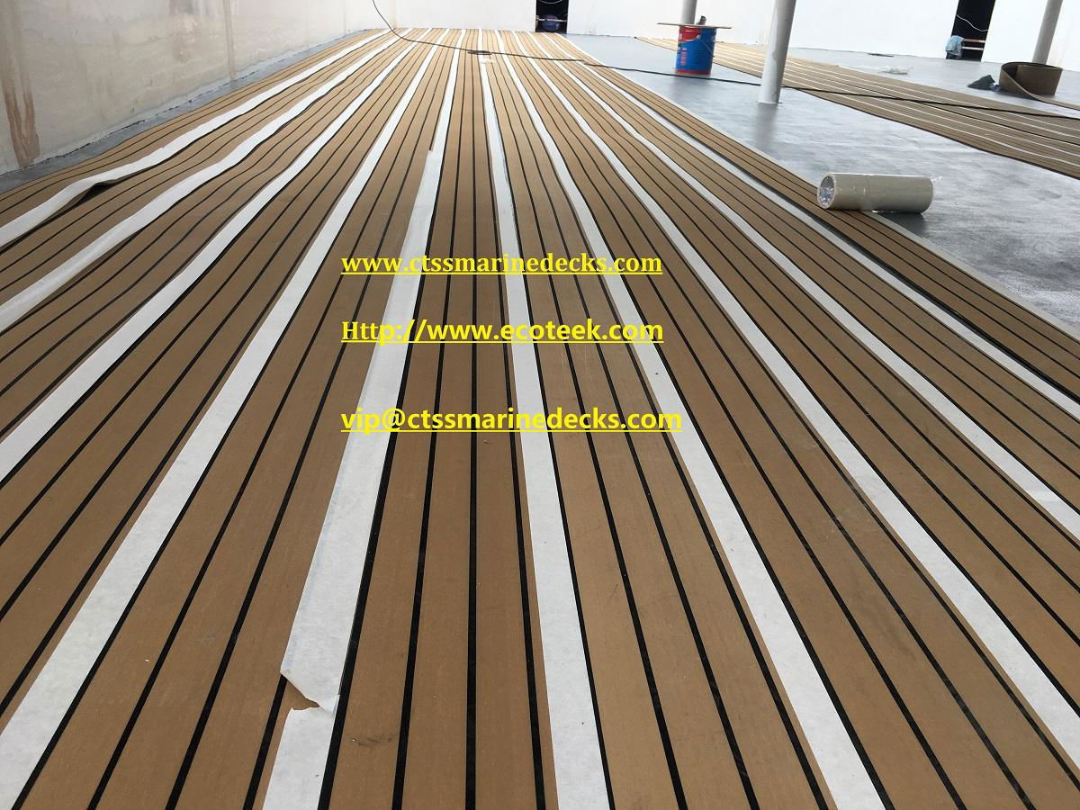 synthetic teak decks marine flooring boat floors pvc boat floors