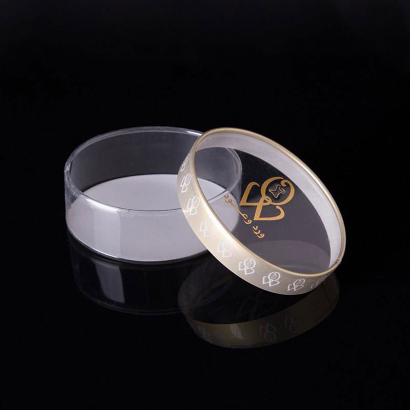 Superior Quality PVC Plastic Round Cylinder Gift Box for jewelry packaging