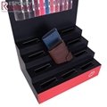 Custom Made Step-Shaped Counter PVC Wallet Display Stand with Slot 5