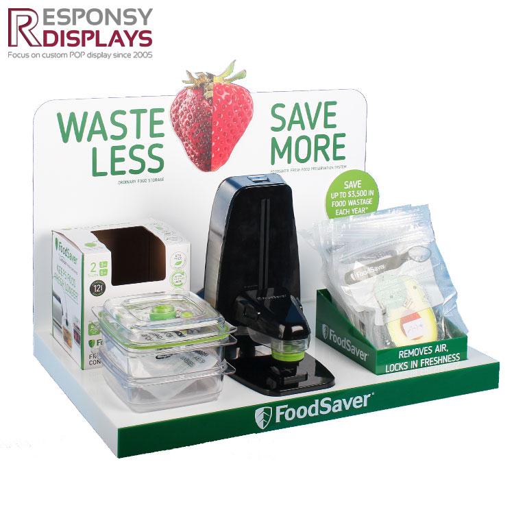 Creactive Design Acrylic and PVC Foodsaver Fresh Display Rack