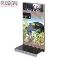 Stable Metal Wine Display Stand with Big Grpahic on the Body