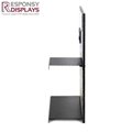 Stable Metal Wine Display Stand with Big Grpahic on the Body 5