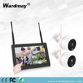 2CH 2.0MP CCTV Wireless Home Security WiFi IP Camera NVR Alarm System Kits  1