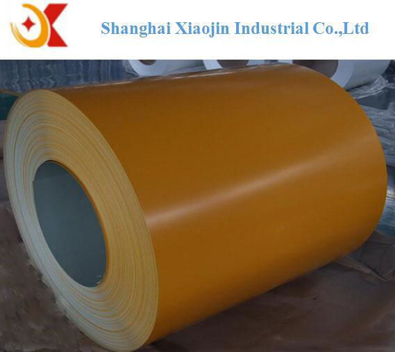 Color prepainted steel in coil for metal roofing material 2