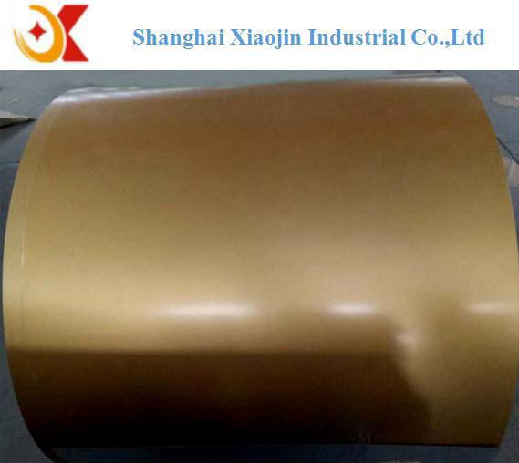 High zinc prepainted galvanized steel in coil for roofing material