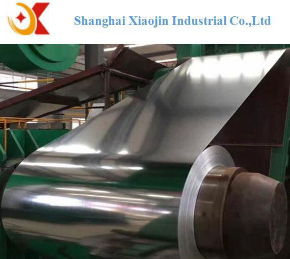 Galvanized steel coils for roofing material