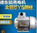 德东YS8016电机0.37KW三相异步电机 1
