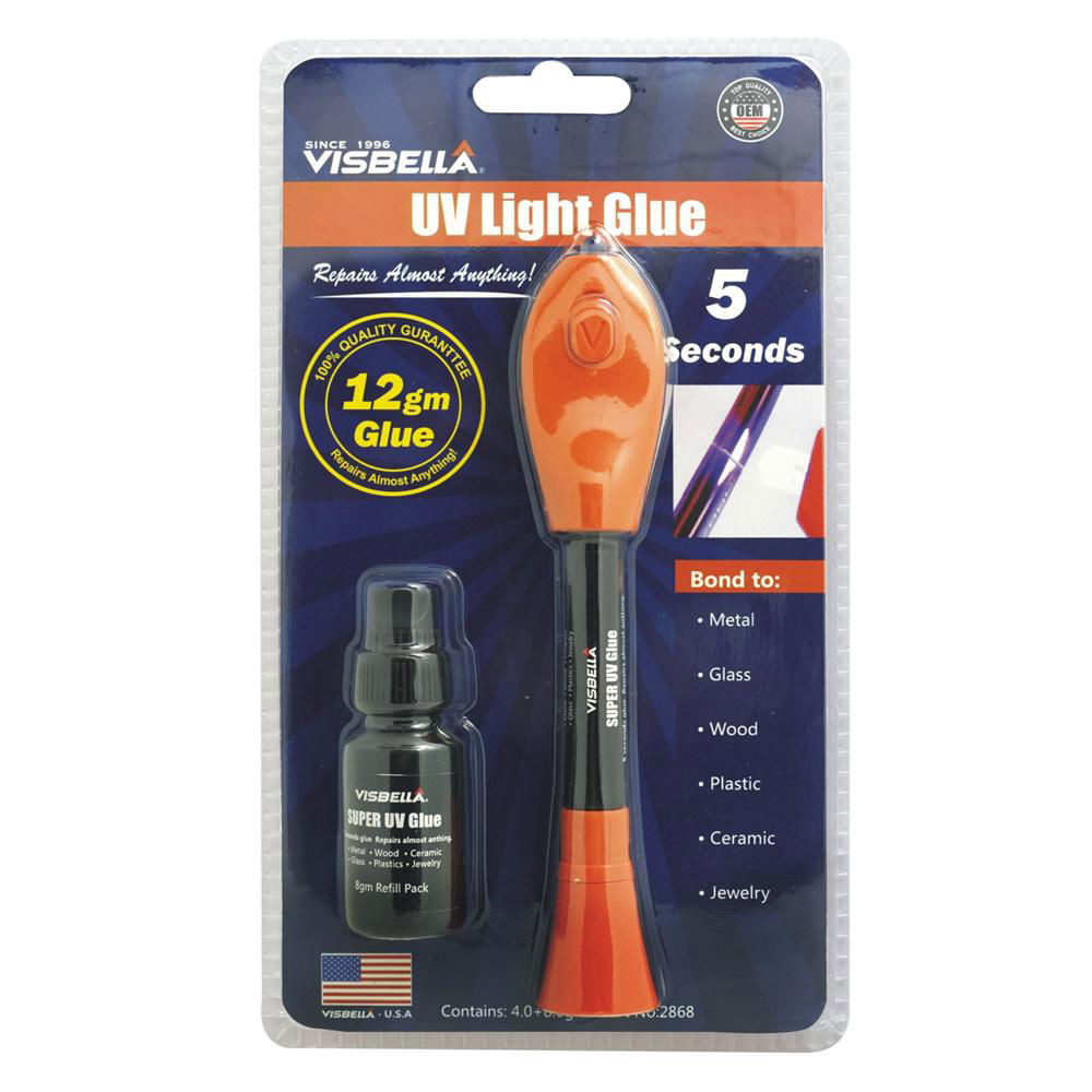 Visbella 5 Seconds Fix UV Curing Resin Plastic Welding Liquid UV Glue