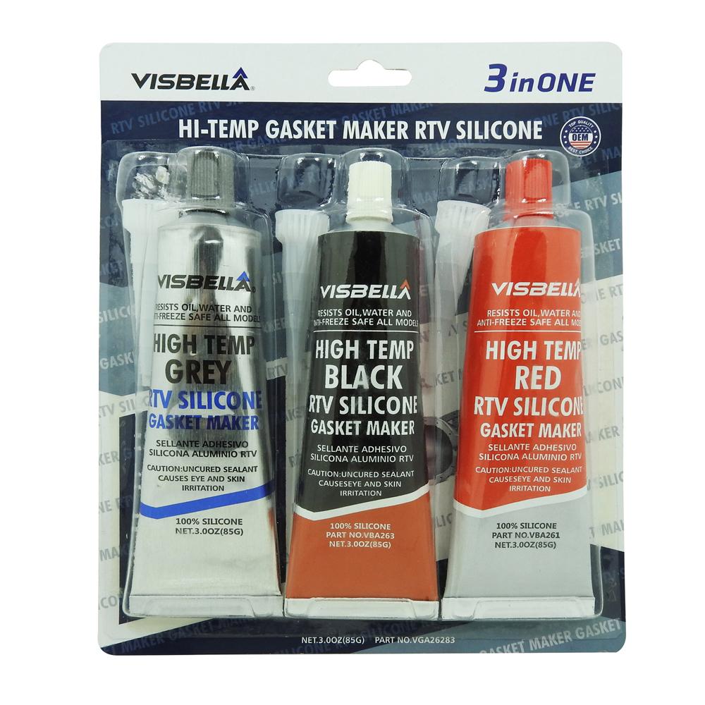 Visbella 85GM High Temp Grey RTV Silicone Gasket Maker GN0085GY4A