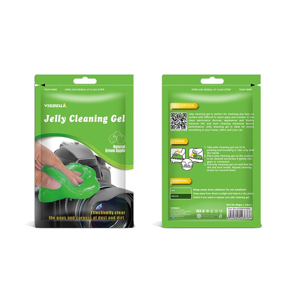 Easy Use Super Magic Dust Clean Keyboard Car Jelly Cleaning Gel 4