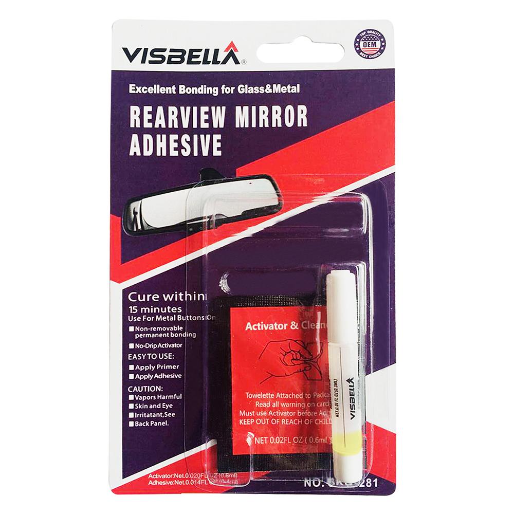 Visbella Rearview Mirror Adhesive Removable Glue From Glass Adhesive