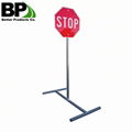 perforated steel square sign post with 14 gauge tube thickness 4