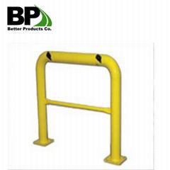 Powder coated steel bollard frame for export