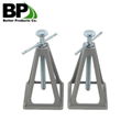 Aluminum Stacking Jacks in stork for