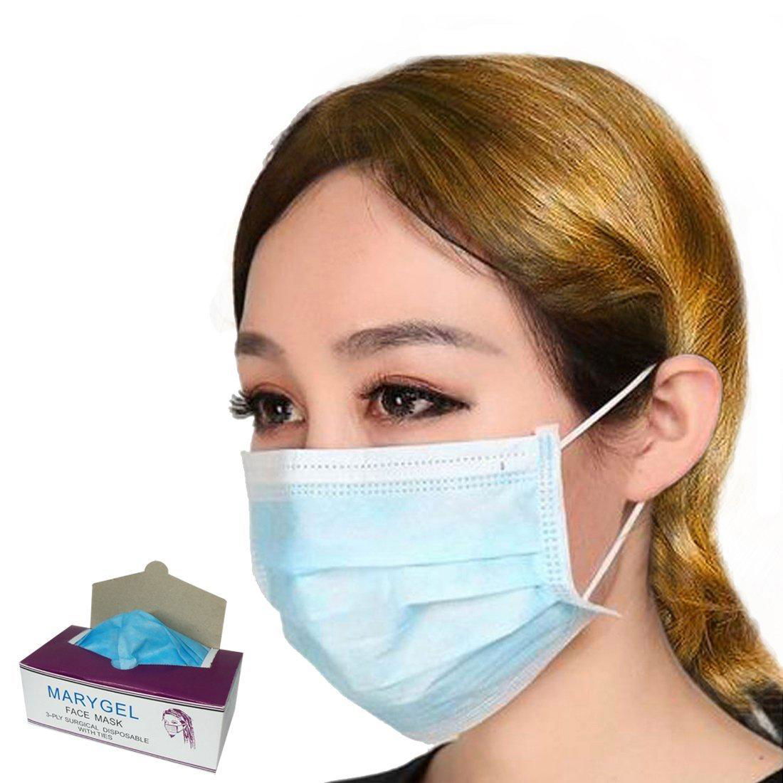 3-PLY Non-woven Fabric Disposable Surgical Masks 50 Pieces (Blue)