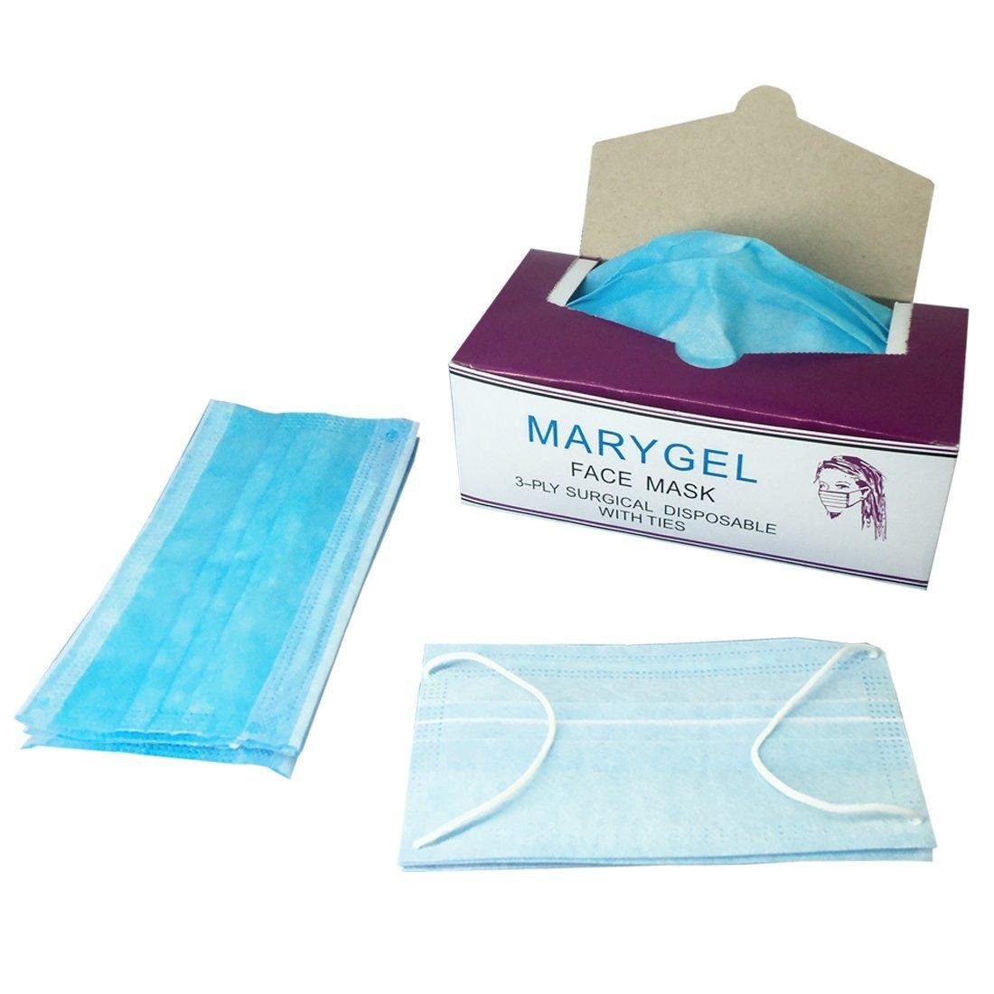3-PLY Non-woven Fabric Disposable Surgical Masks 50 Pieces (Blue) 2
