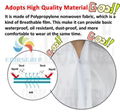 Disposable Waterproof Oil-Resistant Protective Coverall For Spary Painting Decor 5