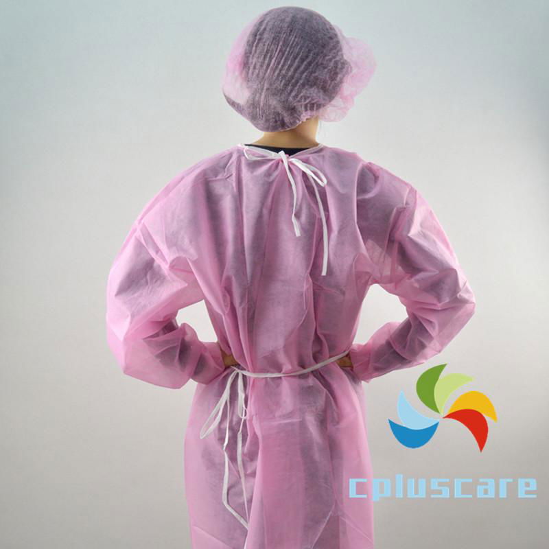 Disposable Surgical Gown Thin And Light Dust Clothes Overalls One Time Aprons Me 4