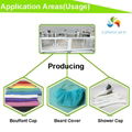 Disposable Bouffant Clip Hair Cap Making Machine 5