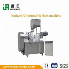 Fried Nik naks Kurkure Cheetos Snacks Making Extruder Machine