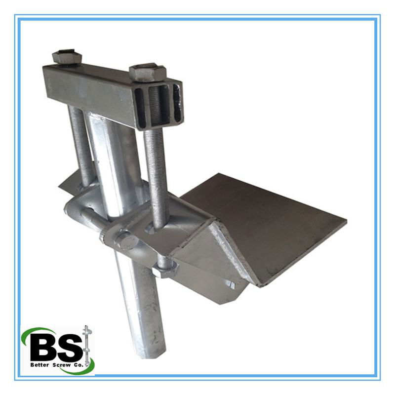 Metal Galvanized Brackets for Wood Poles 2