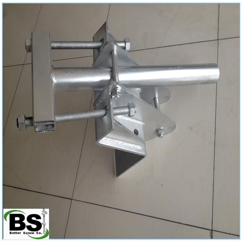 Metal Galvanized Brackets for Wood Poles 4