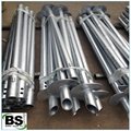 Hot Dip Galvanized ground round Shaft Helical Piers for fences 2