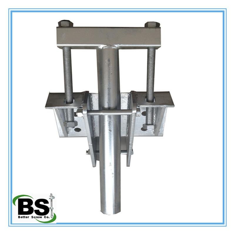 helical brackets or underpinning brackets for residential foundation repair 3
