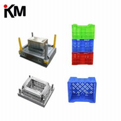 injection plastic crate mould 