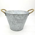 Surface matte finish iron flower pot gardening pot